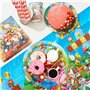121PCS Ensemble Vaisselle Fête Kit Mari, Decoration Anniversaire Mario avec Assiette Nappe Ballon Bannière d'Anniversaire, Kit d