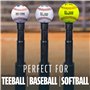 Franklin Sports Batting Pratique du Baseball, du Tee-Ball et de la Balle Molle – Support réglable – T-Shirt de Frappe Robuste Mi