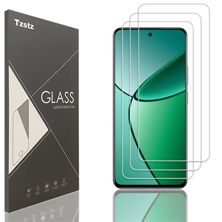 Tzstz Lot de 3 films de protection d'écran en verre trempé pour Realme 12+ 6