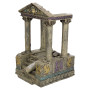 Blue Ribbon Rosewood Décor pour Aquarium Temple en Ruines et Marches