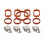 TBVPARTS Kit d'annulation papillons collecteur d'admission 22 mm 4 cylindres moteurs 318d 320d 520d avec joints originaux 71-331