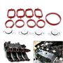 TBVPARTS Kit d'annulation papillons collecteur d'admission 22 mm 4 cylindres moteurs 318d 320d 520d avec joints originaux 71-331