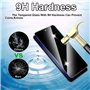[2 Pièces] Anti-Espion Verre Trempé pour Samsung galaxy S23 Plus, Confidentialité Protecteur d'Écran Verre,Anti Rayures, 9H Dure
