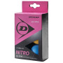 Dunlop 40+ Nitro Glow 6 Bunt Balle de Tennis Adulte Unisexe