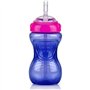Lot de 3 tasses anti-fuite - NUBY - Paille flexible - Fille