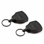 Key-Bak Super 48 Lot de 2 porte-clés auto-rétractables professionnels avec cordon en Kevlar rétractable