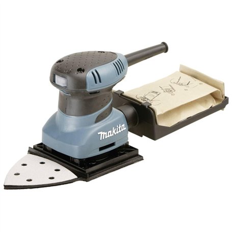 Ponceuse vibrante 200W 112 x 190mm en coffret MAKPAC - MAKITA BO4565J