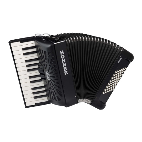 HOHNER BRAVO II 48 NOIR A16522 SILENTKEY