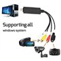 Rybozen RCA Le convertisseur Audio/vidéo USB 2.0 numérise et édite la vidéo de n'importe Quelle Source analogique Comprenant Le 