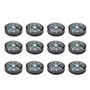 DEWIN Boussole de Poche, 12pcs 20mm Mini Boussole Remplie D'huile de Poche pour la Randonnée Camping Accessoires de Plein Air