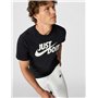 Nike AR5006-011 M NSW Tee Just DO IT Swoosh Sweatshirt Homme Black/White Taille XL