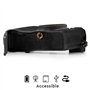 MegaGear MG1442 Etui avec Bandoulière en Cuir pour Panasonic Lumix DC-GX9 Noir