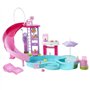 Barbie - Coffret Piscine de Reve - Toboggan et jacuzzi - Plus de 20 accessoires - Barbie - JFP01