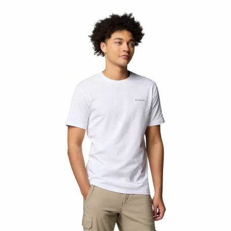 T-shirt à manches courtes homme Columbia North Cascades™ Sleeve Blanc