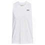 Maillot de Corps sans Manches pour Homme Under Armour Tech Tank Blanc
