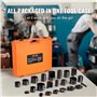 VEVOR Extracteur de Joint à Rotule 25PCS Arrache Rotules en Acier avec Adaptateurs Multi-Tailles Kit de Démontage et Montage Joi