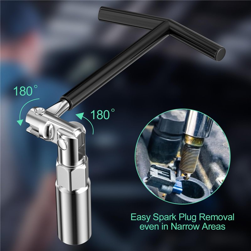 VEVOR Nettoyeur de Surface pour Nettoyeur Haute Pression 385 mm, Accessoire Nettoyeur Sol en Plastique sur Roues, 206 Bar Max. c