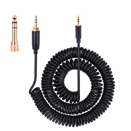 Toxaoii QC45 Câble audio spiralé de rechange compatible avec casque Bose QuietComfort QC 45