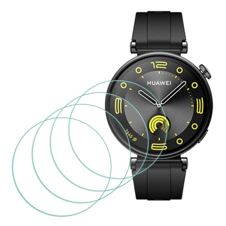 MTHGH Protection Écran pour Huawei Watch GT 4 41mm Verre Trempé [4 pièces]