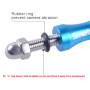 Smatree 3 pcs Long Complet Aluminium Vis pour GoPro Hero 12/11/10/9/8/7/6/5/4/3+/3/2/1 - Bleu