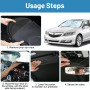 Puasok Pare-Soleils pour Pare-Brise Avant Auto, 145 X 82 Cm Pare-Soleil Voiture, Protection Solaire Voiture, Cache Soleil Voitur