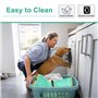 HEKOBAG Peignoir pour Chien en Microfibre, Serviette pour Chien Super Absorbante avec Gants, Serviette Chien Sechage Rapide, Ser