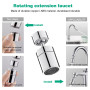 MaNeaz Mousseur Robinet Embout Robinet Cuisine Economiseur D'Eau Pour Robinet Adaptateur Robinet Cuisine 360° Pivotant Aérateurs