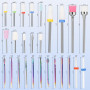 26 Pièces Embouts Céramiques Forets à Ongles Bits Diamant Set Professionnel Supprimer Gel Acrylique Cuticule de Céramique Lime P