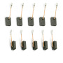 WANGCL Lot de 10 burch en carbone pour outils de moteur Bosch GWS14-150 - 5 x 10 x 17 mm