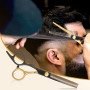 Lot de 16 paires de ciseaux de coiffeur de 17 cm - Ciseaux tranchants avec rasoir, cape de coiffeur, ciseaux à effiler - Pour fe