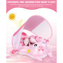 Bouee Bebe avec Pare Soleil UPF 50+