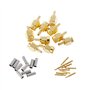 JOYKK 10 pièces connecteur mâle SMA à sertir RG174 RG316 connecteur de câble LMR100 - Or