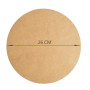 MOCUI Papier sulfurisé ronde de cuisson