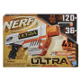 NERF Ultra Five Blaster -- 4-Dart Internal Clip, 4 Ultra Darts, Dart Storage -- Compatible Only Ultra Darts