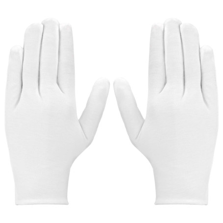 LUTER 3 Paires Gants De Coton Blanc Femme Homme Gants en Tissu pour Eczéma