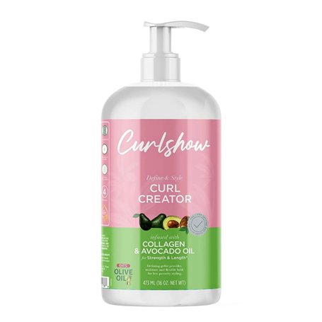 ORS Curlshow Curl Creator - Produit coiffant pour cheveux bouclés avec collagène