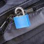 Lot de 4 cadenas pour valise - Petit cadenas avec clé - Multicolore - Pour les voyages en avion