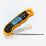 Deiss PRO Thermomètre Cuisine Digital - Sonde de Temperature Pliable - Avec Écran LED RétroÉclairage - Thermomètre Cuisson pour 