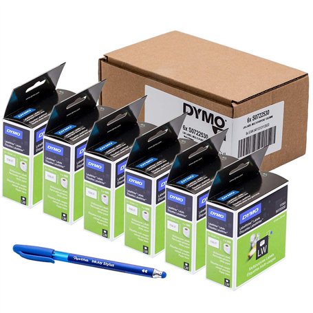 6 X Dymo S0722530 LabelWriter étiquettes universelles