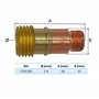 ELCAN Consommables et accessoires professionnels pour torche de soudage TIG série WP 17 18 26 avec buses en céramique, buses, co
