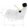 Réservoir de carburant pour différentes débroussailleuses CG430 520 43 cm³ 52 cm³ 47 cm³