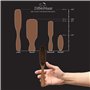 ZilberHaar - Brosse Cheveux & Barbe Long - 100% Poils Véritable de Sanglier Rigide de 1ere Coupe - Soin du Visage Hommes Compati