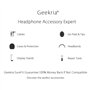 Geekria éétui Rigide pour Casque Marshall Major, Major II, Major III, Monitor Bluetooth Wireless Over-Ear Headphone, Coque de Pr