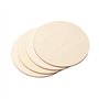FSSTUD 4 Pièces 30cm Ronde Disque de Bois Rondin de Bois Tranche de Bois pour Bricolage Ornements
