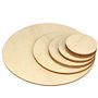 FSSTUD 4 Pièces 30cm Ronde Disque de Bois Rondin de Bois Tranche de Bois pour Bricolage Ornements