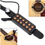 Micro pour Guitare Acoustique, Transducteur magnétique à 12 Trous pour Guitare Acoustique avec kit d'accordage pour Guitare Acou