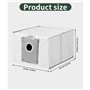 Lot de 12 Sacs à Poussière pour Aspirateur ECOVACS DEEBOT X9 PRO OMNI / T50 Max / T50 Pro / T50 Omni / T50 Pro Omni / T50 Max Pr