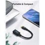 UGREEN OTG Adaptateur USB C vers USB 3.0 5Gbps OTG Câble Type C Mâle vers Type A Femelle Compatible avec iPhone 16 15 Plus Pro M