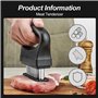 SHUOHONG Attendrisseur de Viande mit Stainless Steel Meat Tenderizer Needle, Facile à Nettoyer Marteau Viande, Outil D’attendris