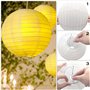 ZYEKIU 6 Pièces Abat Jour Papier Lampe Papier Abat Jour Lanterne Rond En Forme de Boule Lampions Classiques pour Jardin, Mariage